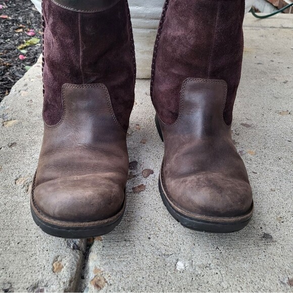 Men's UGG Australia Chocolate Brown "Hartsville" Boot Size 7 Waterproof - Picture 3 of 11
